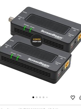 ScreenBeam Bonded MoCA 2.5 Network Adapter for Internet Over Coax ECB6250K02)